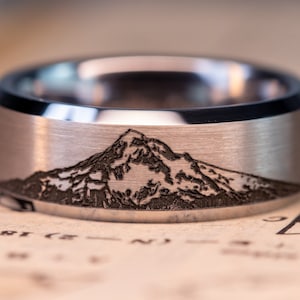 Mt. Hood - Tungsten Ring