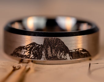 Yosemite Half Dome - Tungsten Ring