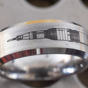 Saturn 5 Rocket - Apollo Mission Tungsten Ring