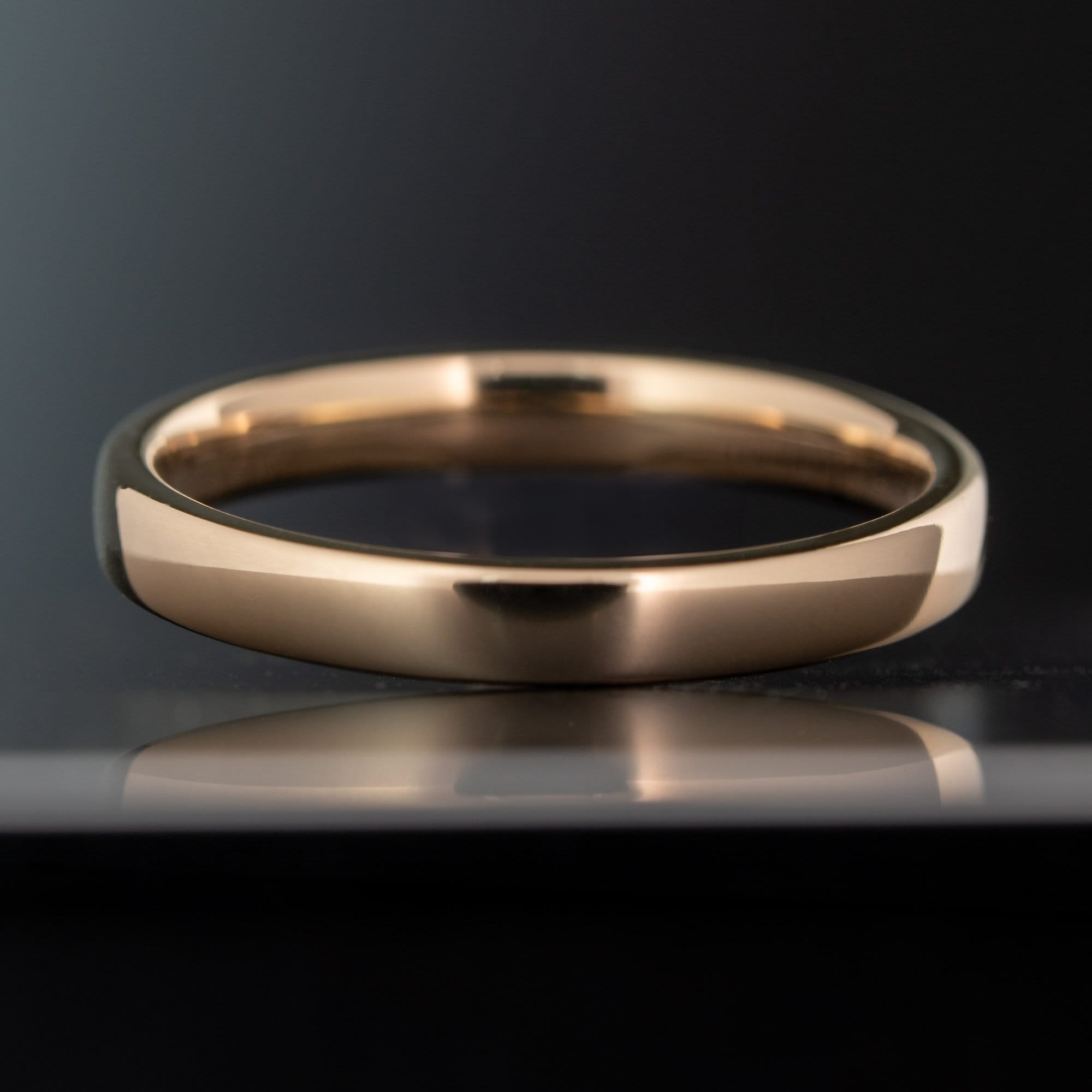 Thin Classic Solid Gold Ring