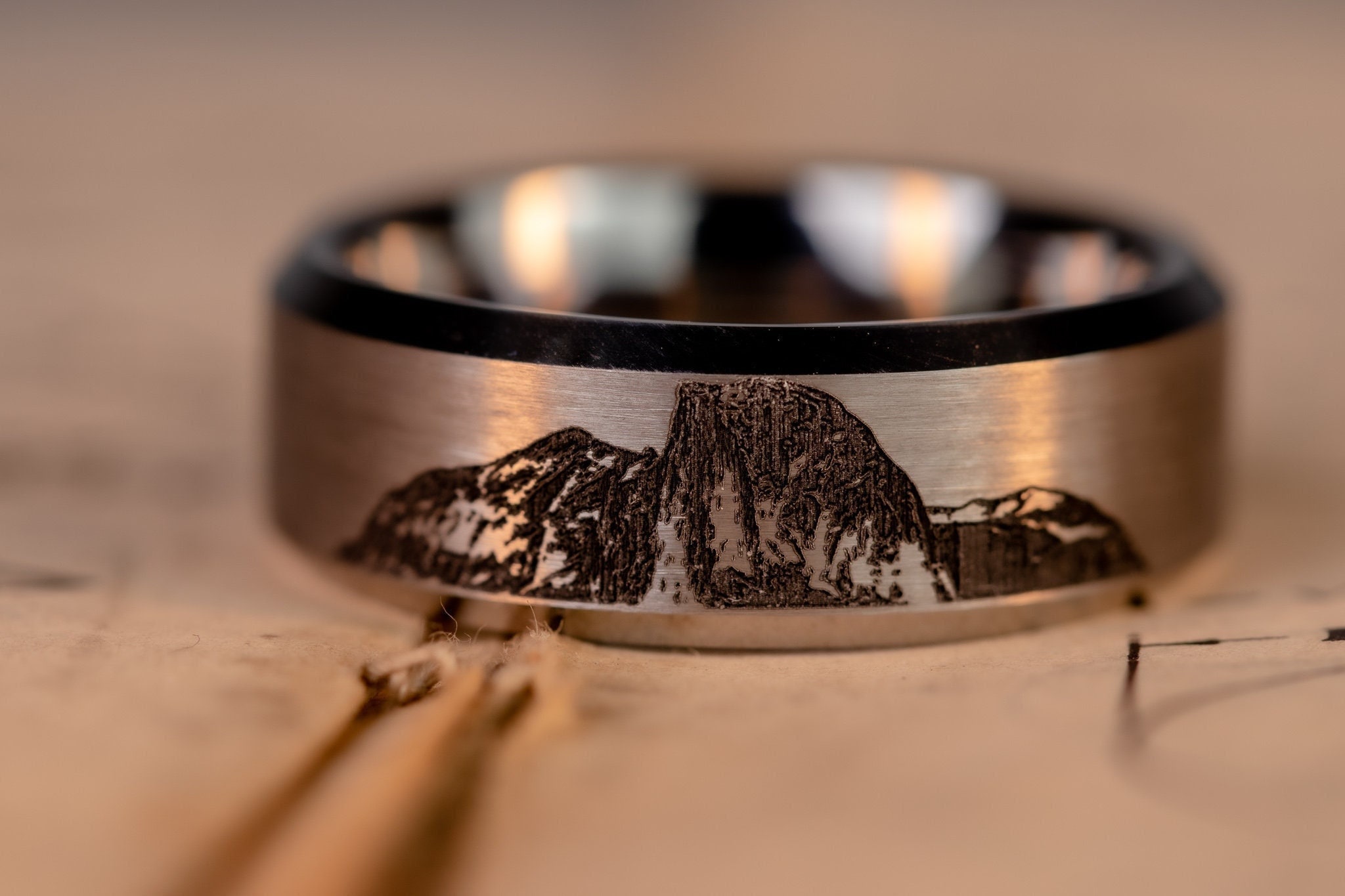 Mens Nature Ring Yosemite Etsy