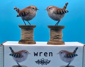 Felt and Dandy Needle Felt Wren Kit