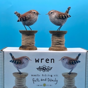 Felt and Dandy Needle Felt Wren Kit