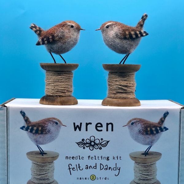 Felt and Dandy Needle Felt Wren Kit