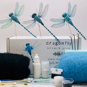 Felt and Dandy Original Dragonfly Brooch Kit