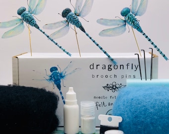 Felt and Dandy Original Dragonfly Brooch Kit