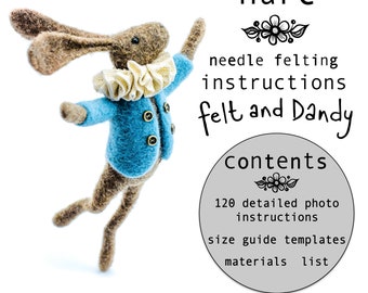 felt and Dandy Dancing Hare instruction download