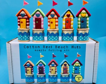 Cotton Reel Beach Huts Kit