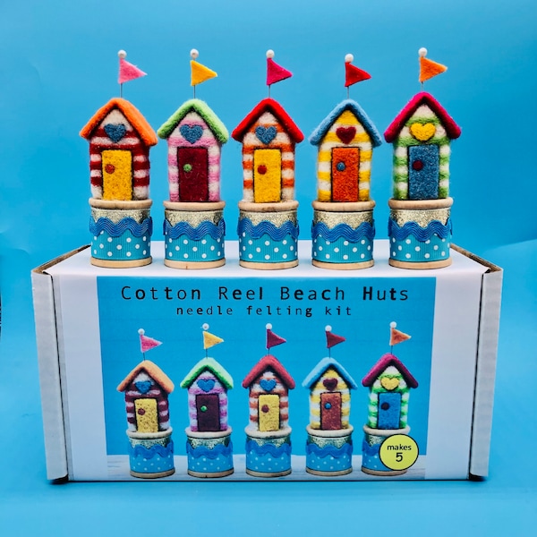 Cotton Reel Beach Huts Kit