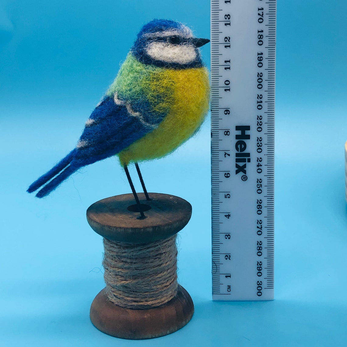 Felt and Dandy Blue Tit Needle Felting Kit Etsy