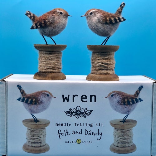 Felt and Dandy Needle Felt Wren Kit