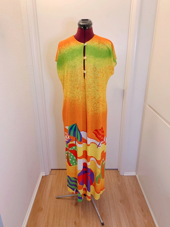 Vintage Terrycloth Coverup Dress