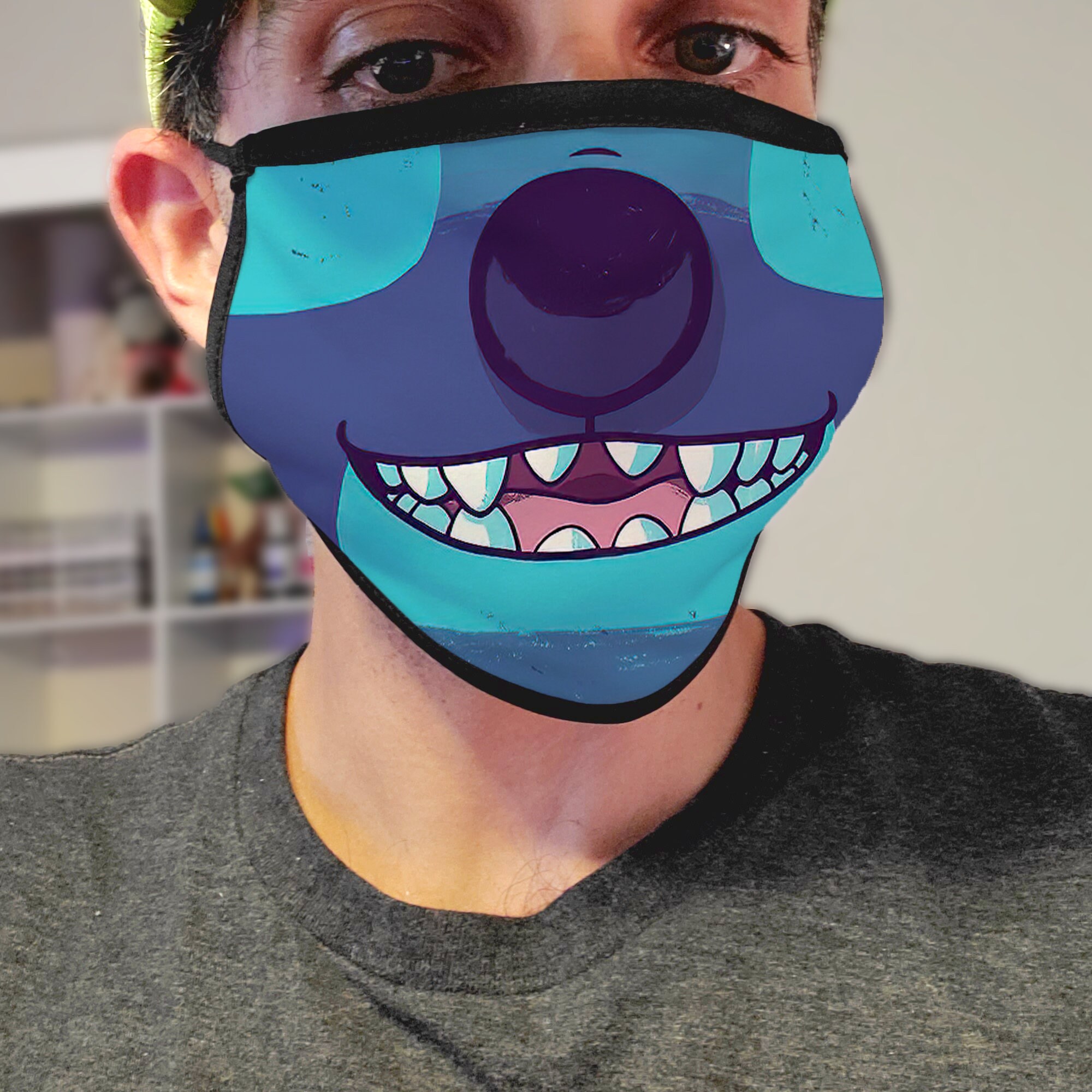 Lilo Stich Mouth Face Mask Custom Handmade Printed Cloth | Etsy