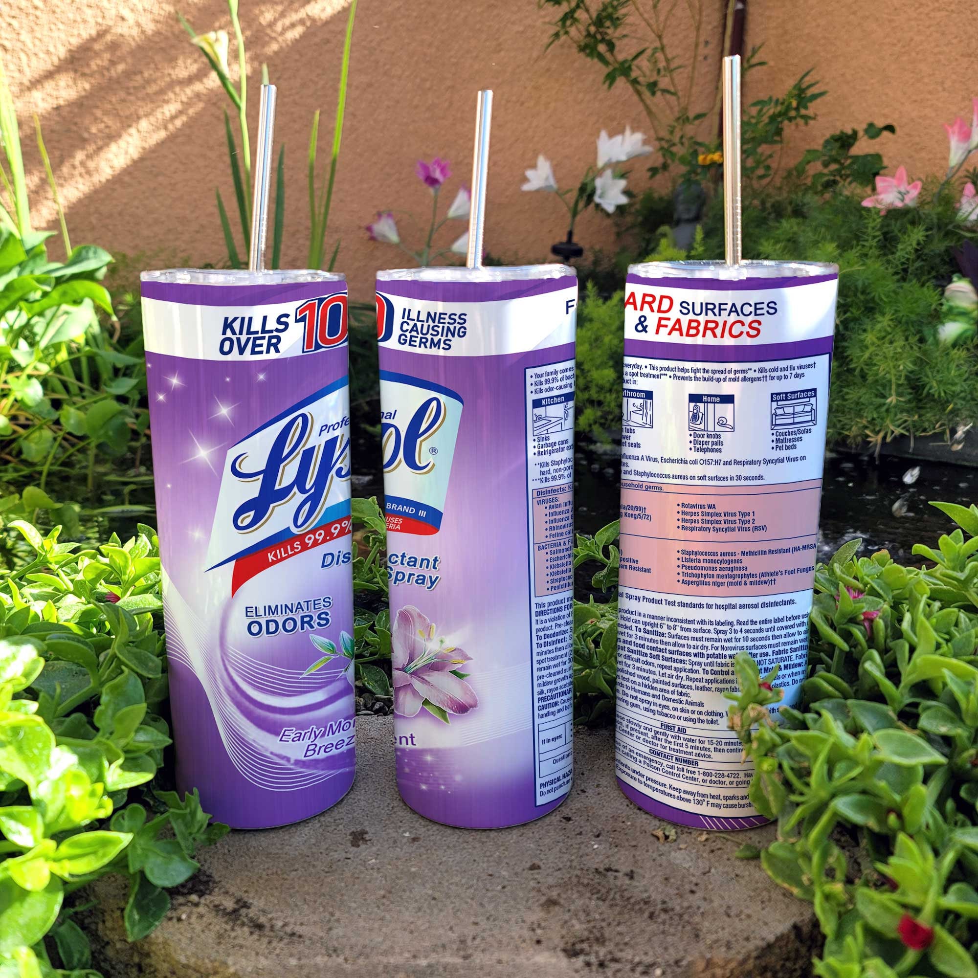 Custom Lysol Cleaner Funny Purple Stainless Steel Tumbler 20oz Etsy