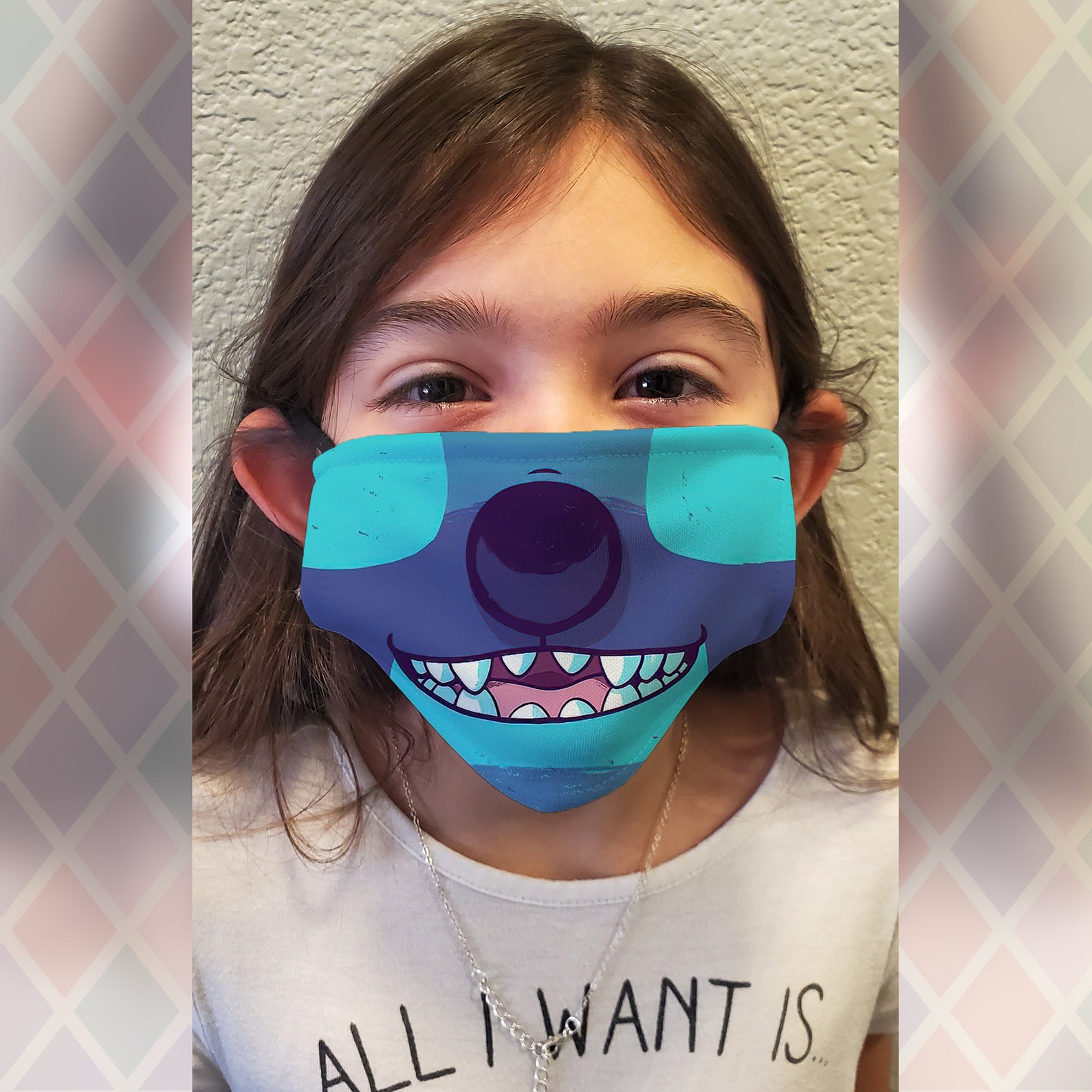 Lilo Stich Mouth Face Mask Custom Handmade Printed Cloth | Etsy
