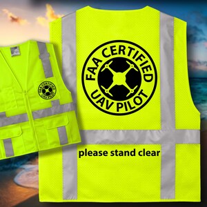 Faa certified drone pilot vest outlet