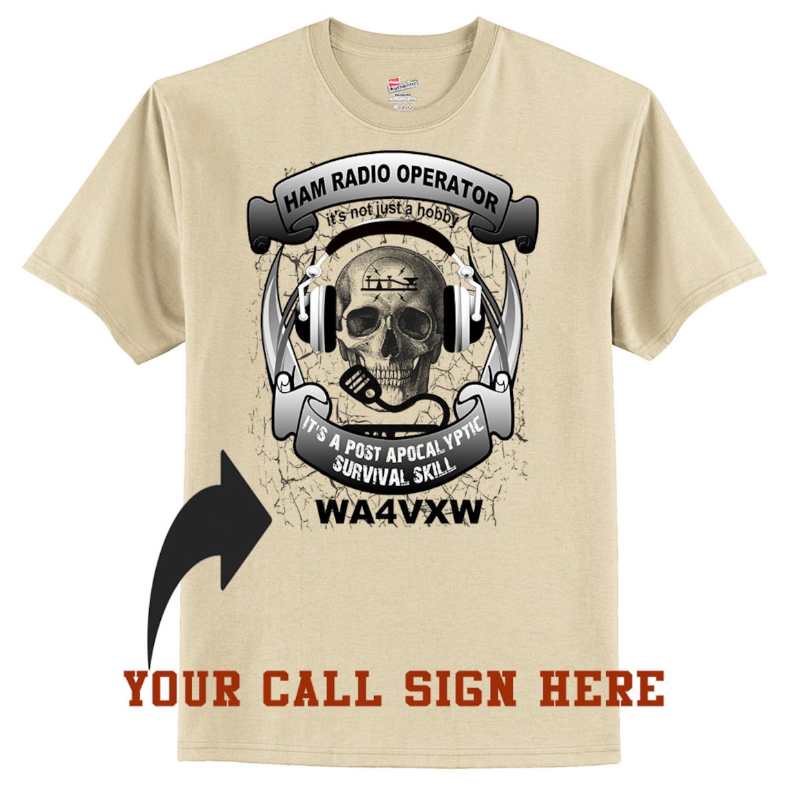 Ham Radio Post Apocalyptic Survival Skill Tee Shirt. Ham Radio Etsy