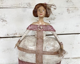 紙粘土の少女、オーク人形、アート人形、コレクター人形、ユニークな