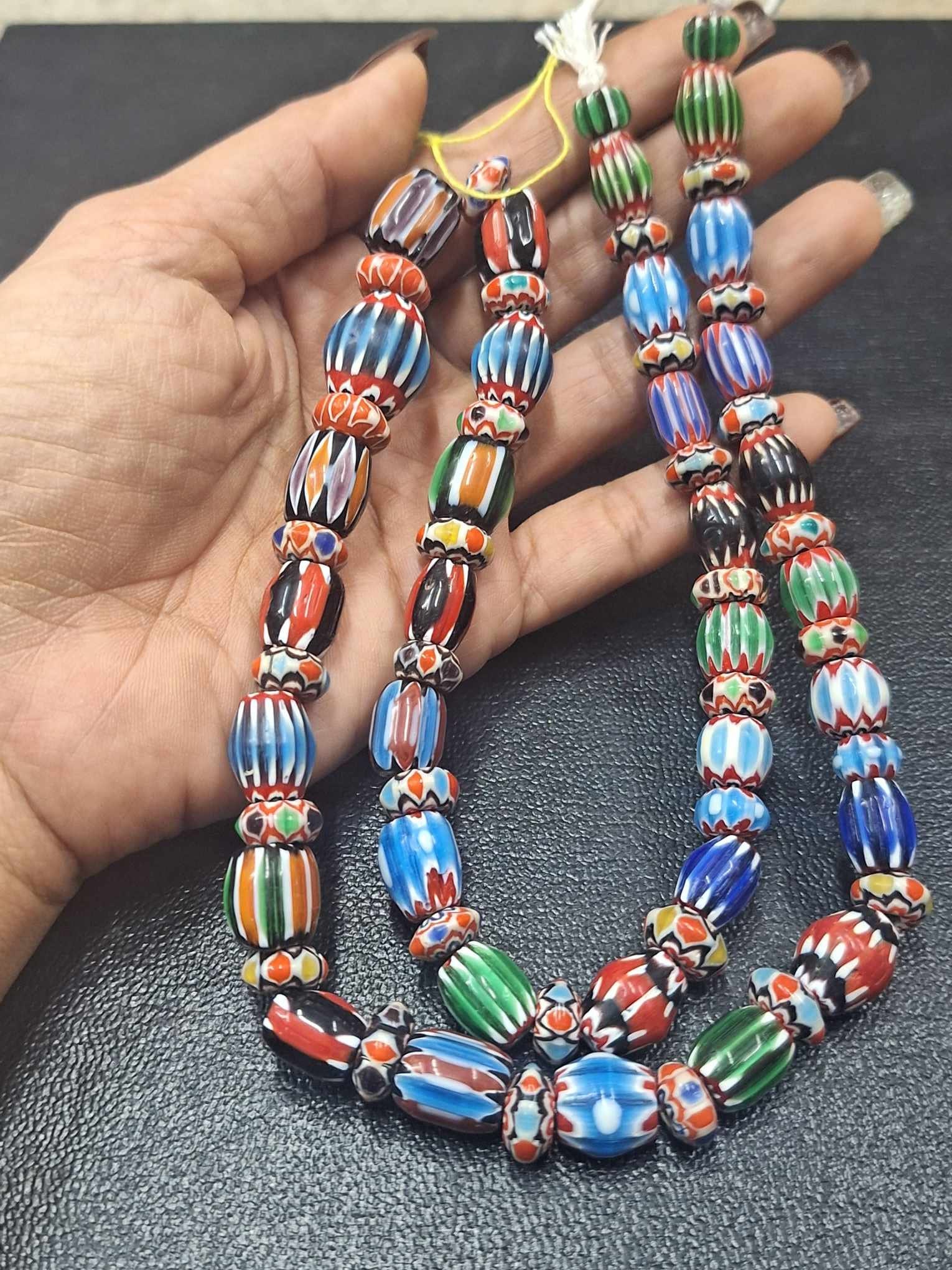 Chevron bead necklace sale
