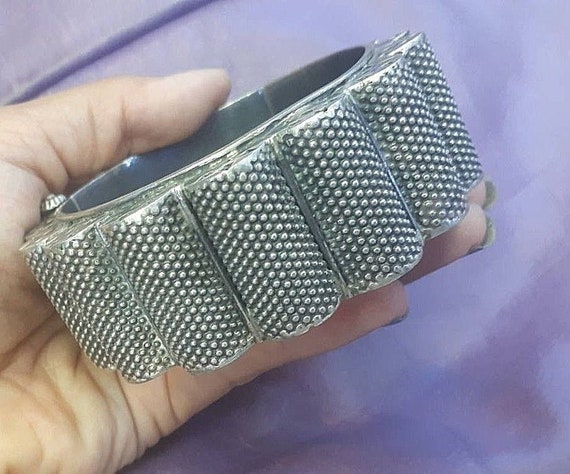 Gorgeous! Antique Rajasthan bangle Sterling silver