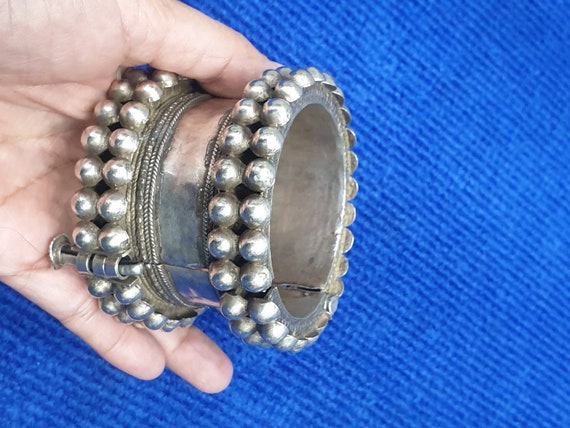 Gorgeous! Antique Rajasthan bangle Sterling silver