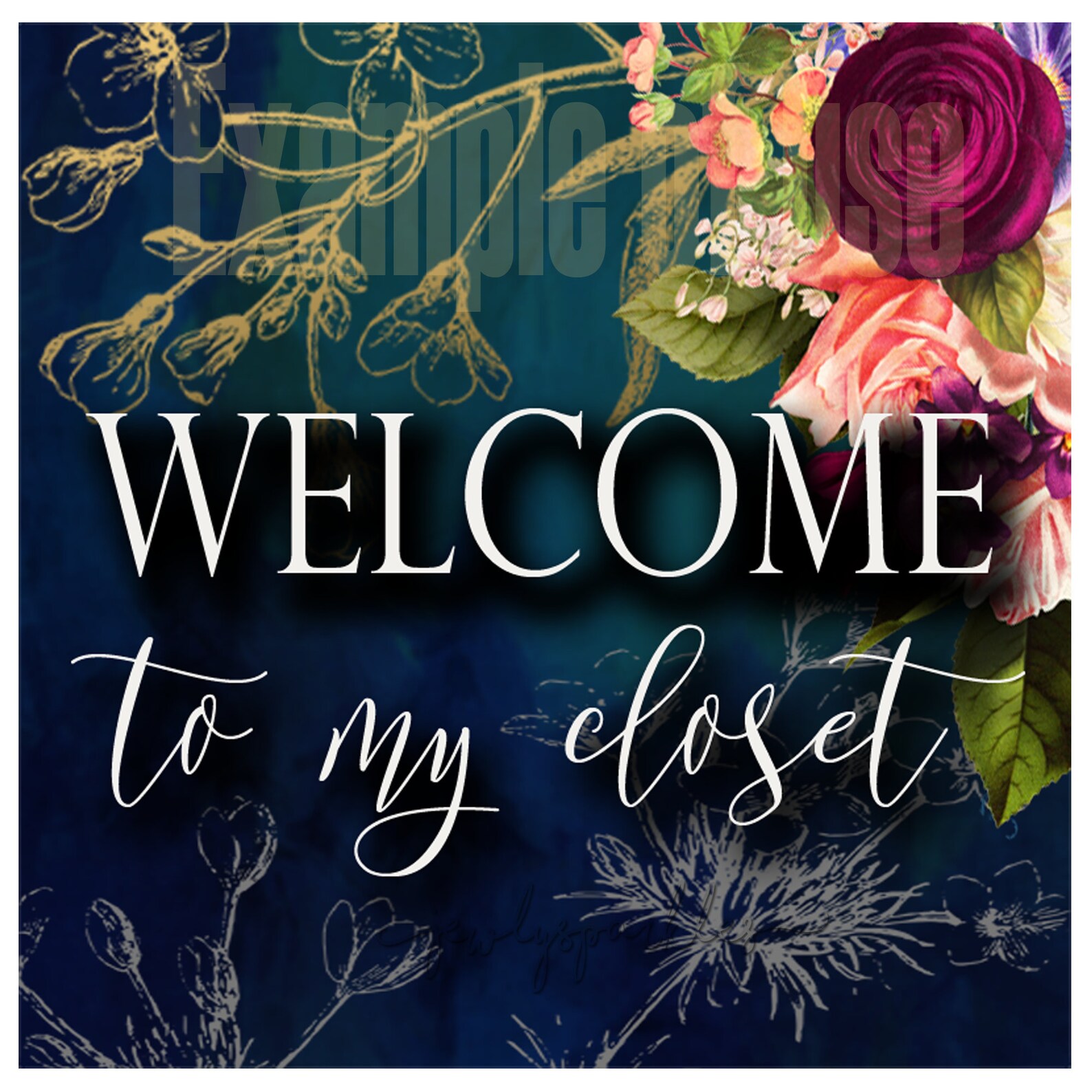 4 Elysian Floral Poshmark Closet Sale Signs Instant Digital Download Etsy