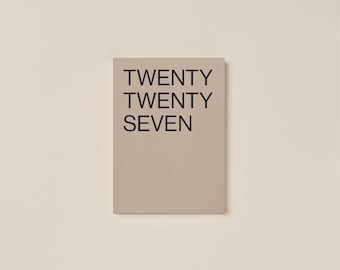Eco Minimalist 2027 Planner: Weekly, Monthly, Yearly Overview