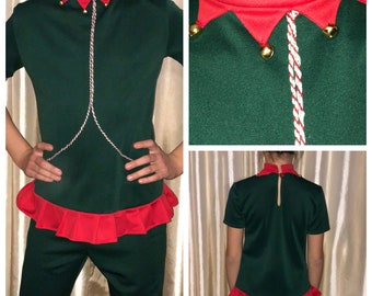 Elf costume Halloween costume Elf Outfit kids women men adult Elf hat Baby Women’s Christmas Costume Christmas Outfit Xmas pajamas for baby