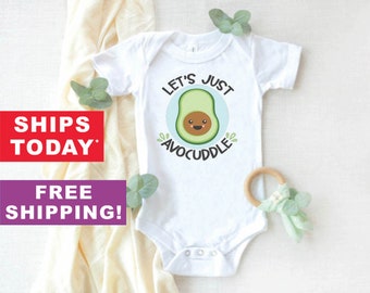 avocado onesie baby