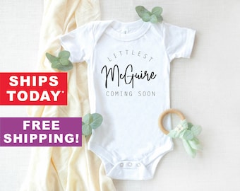 N is for Name Onesie Letter and Name Onesie Custom Name Onesie Gender Neutral | Baby Name Announcement