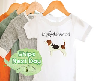 Beagle Vetements Pour Bebe Mon Meilleur Ami Est Un Beagle Etsy Canada