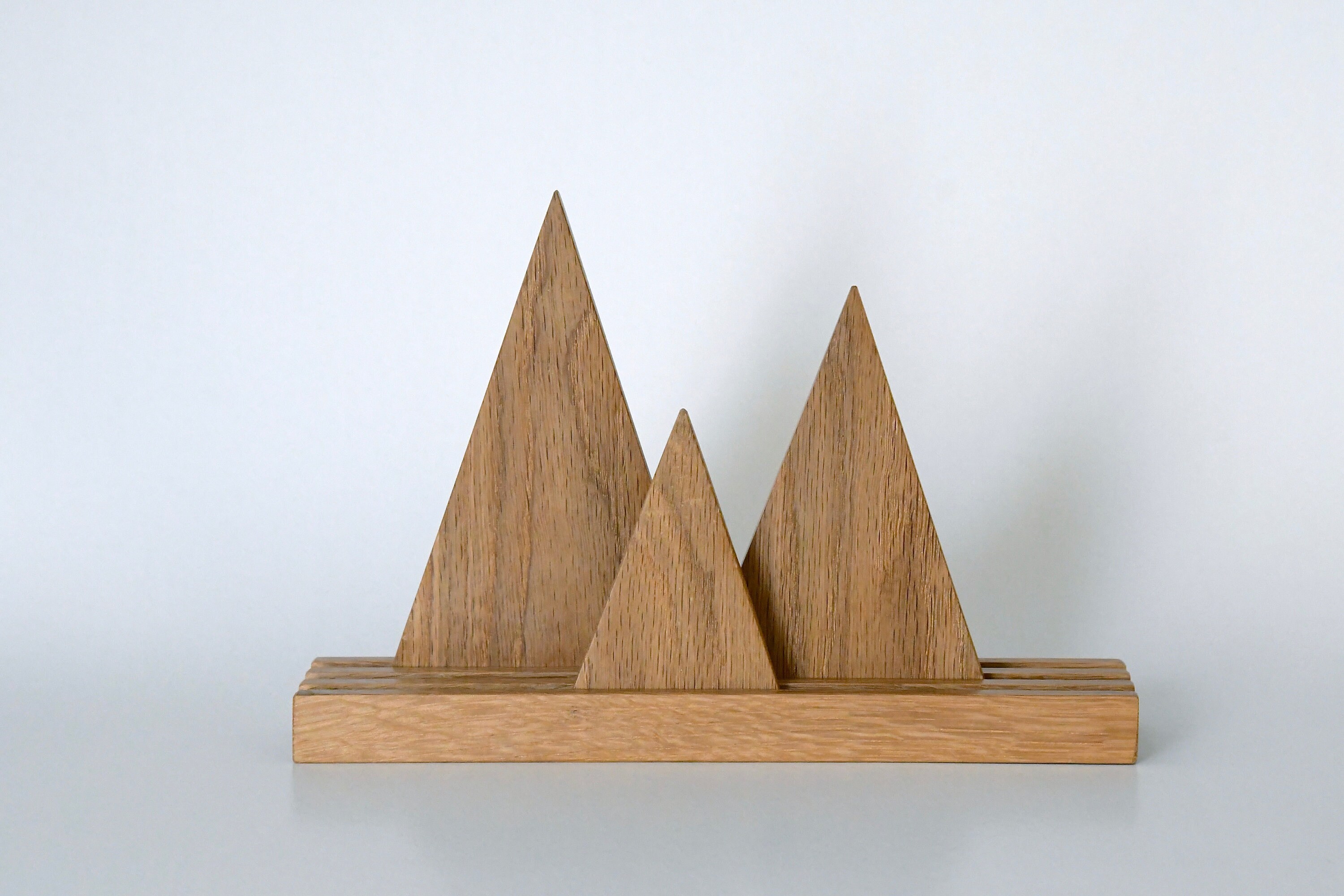 Conjunto de árboles decorativos de madera de 3 decoración del | Etsy