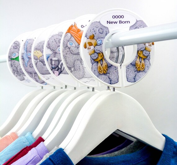 Tatty Teddy Dividers Nursery Closet Organizer Nursery Closet Etsy