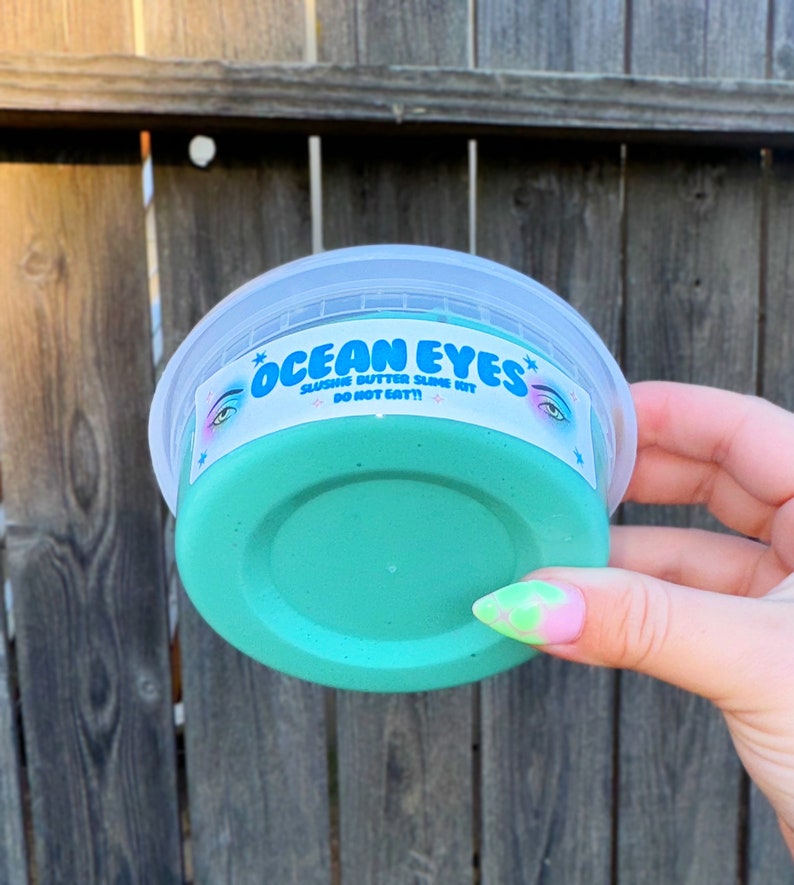 Slushee Slime R Ocean Eyes Slime Kit: Cloud Fizz & Slushee DIY Slime - Etsy