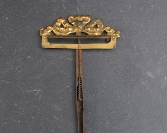 Vintage Bilderrahmen aus Metall - Antike Blumendekoration - Reparatur oder Teile