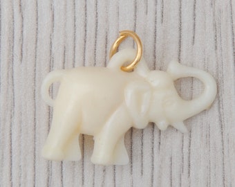 Vintage Elefant Anhänger, Elefant Charm, niedlichen Elefanten-Anhänger, Retro Tier-Schmuck