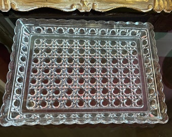 Cristallo Baccarat, piatto rettangolare in cristallo Da Baccarat Cristallerie