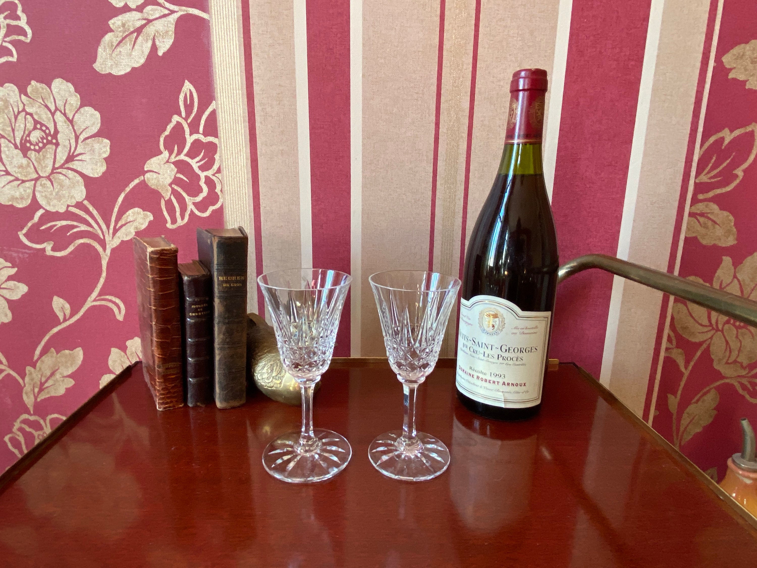 Saint Louis Crystal, Tarn Cut, 2 Glass Wine, Lot de 2