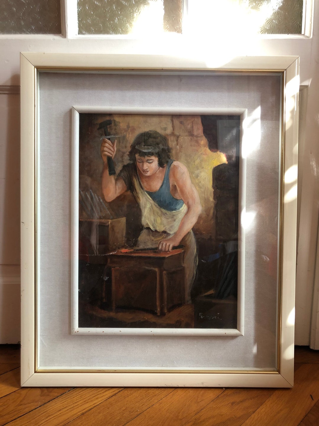 イタリアアンティーク古い油彩画 油絵 絵画 人物画 額縁 板絵 ビンテージ il_1080xN.2946842383_3o3v.jpg