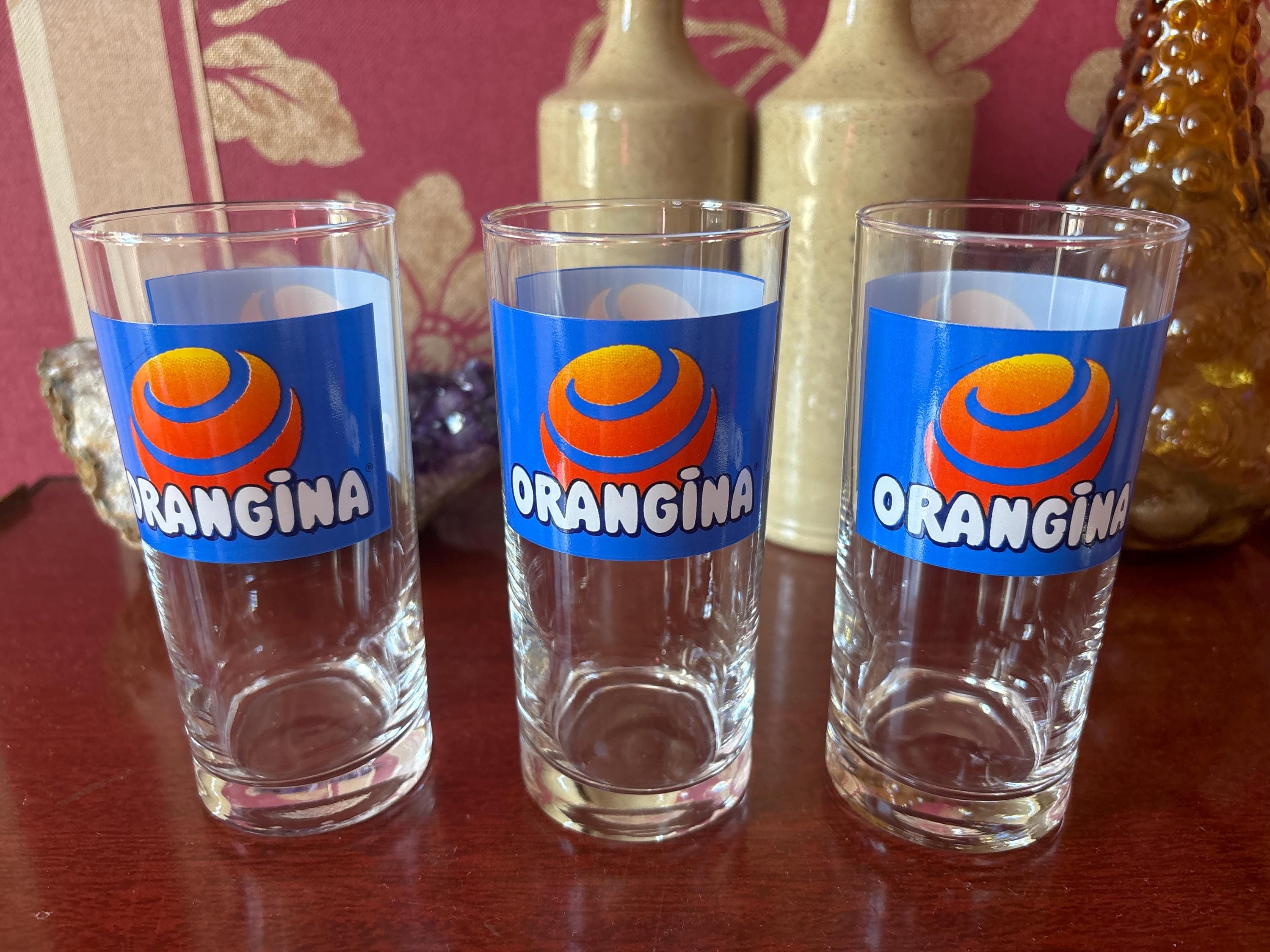 5 verres orangina-neuf - Arts de la table