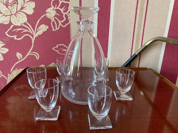 爆買い 英語 美品】CRISTALLERIE LORRAINE フランス製 デカンタ グラス 工芸品