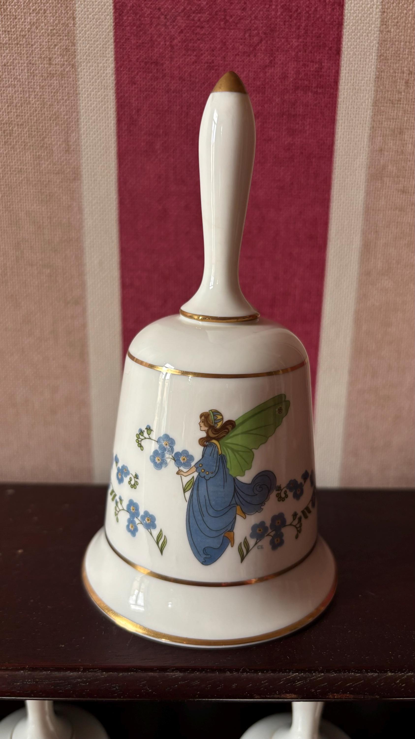 【希少】FRANKLIN PORCELAIN 花の妖精 磁器製ベルコレクション 希少】FRANKLIN PORCELAIN 花の妖精 磁器製ベルコレクション 希少