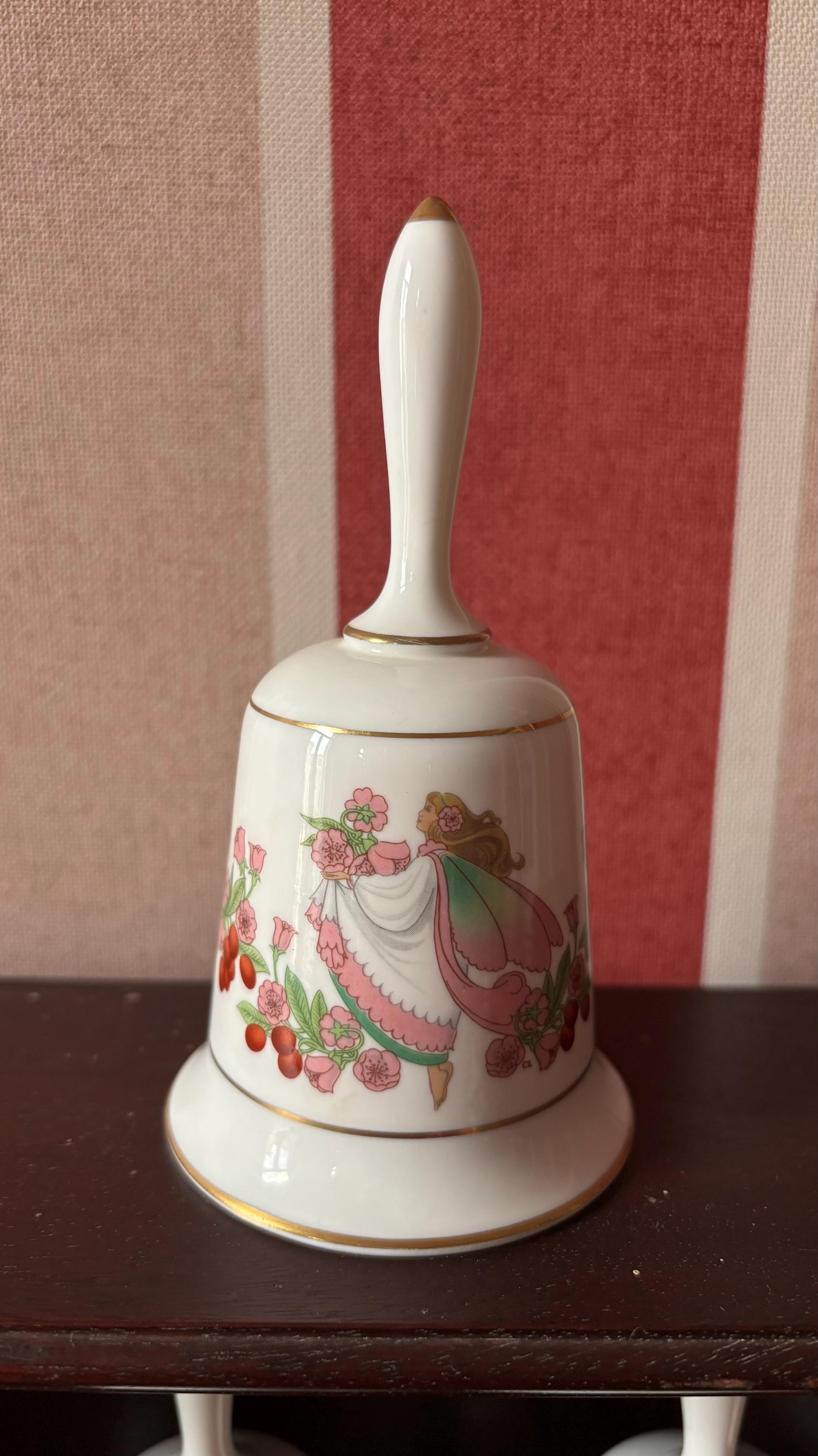 BELL♡ビスクドール♡ 【フランクリン・ミント社陶器製コレクターズ】 Complete Collection of 12 Franklin Porcelain Tulip Bells – Flower