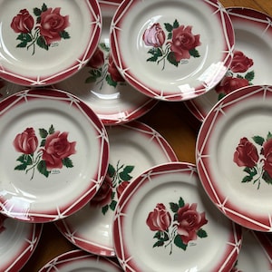 Digoin Sarreguemines France, ceramic plate model Cibon