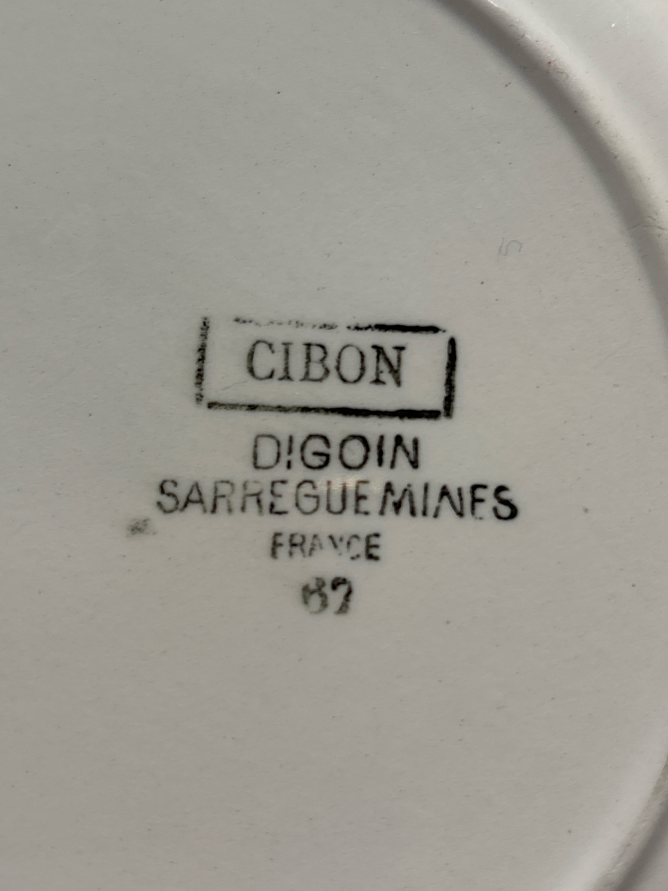 Digoin Sarreguemines France, Ceramic Plate Model Cibon - Etsy