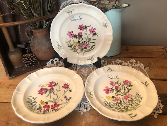 Piatto fiori Società Ceramica Italiana Laveno anni '40 - Etsy Italia