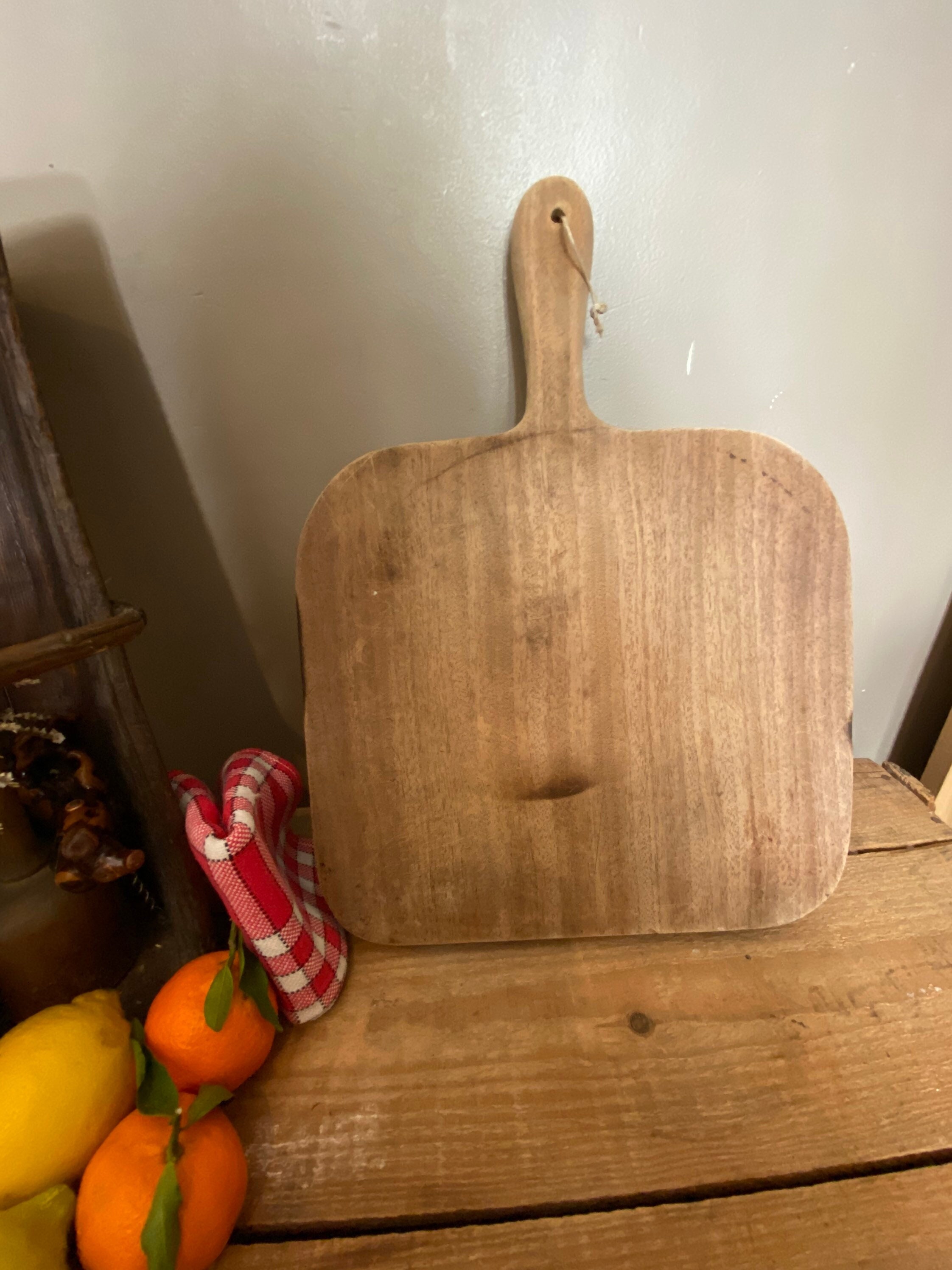 Planche à Découper Primitive, Accessoire Photo Vintage en Bois, Vieux Panneau de Coupe