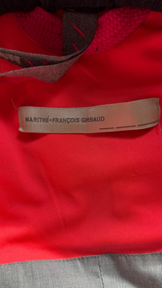 Marithé + François Girbaud hooded bondage down jacket