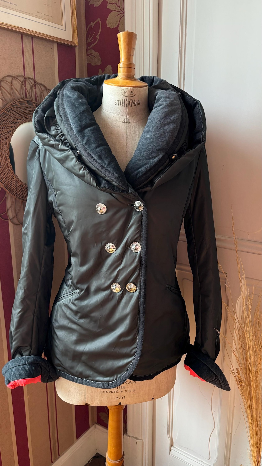 Vintage 90s Marithe Francois Girbaud Down Jacket, Vintage A2K, MFG 