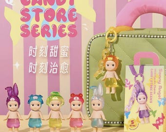 Authentic Sonny Angel Candy Store Series (1 keychain) - 1 box New sealed (1 keychain in a blind box),